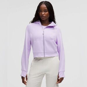 Lululemon•Scuba oversized full-zip hoodie lavender frost XL/XXL